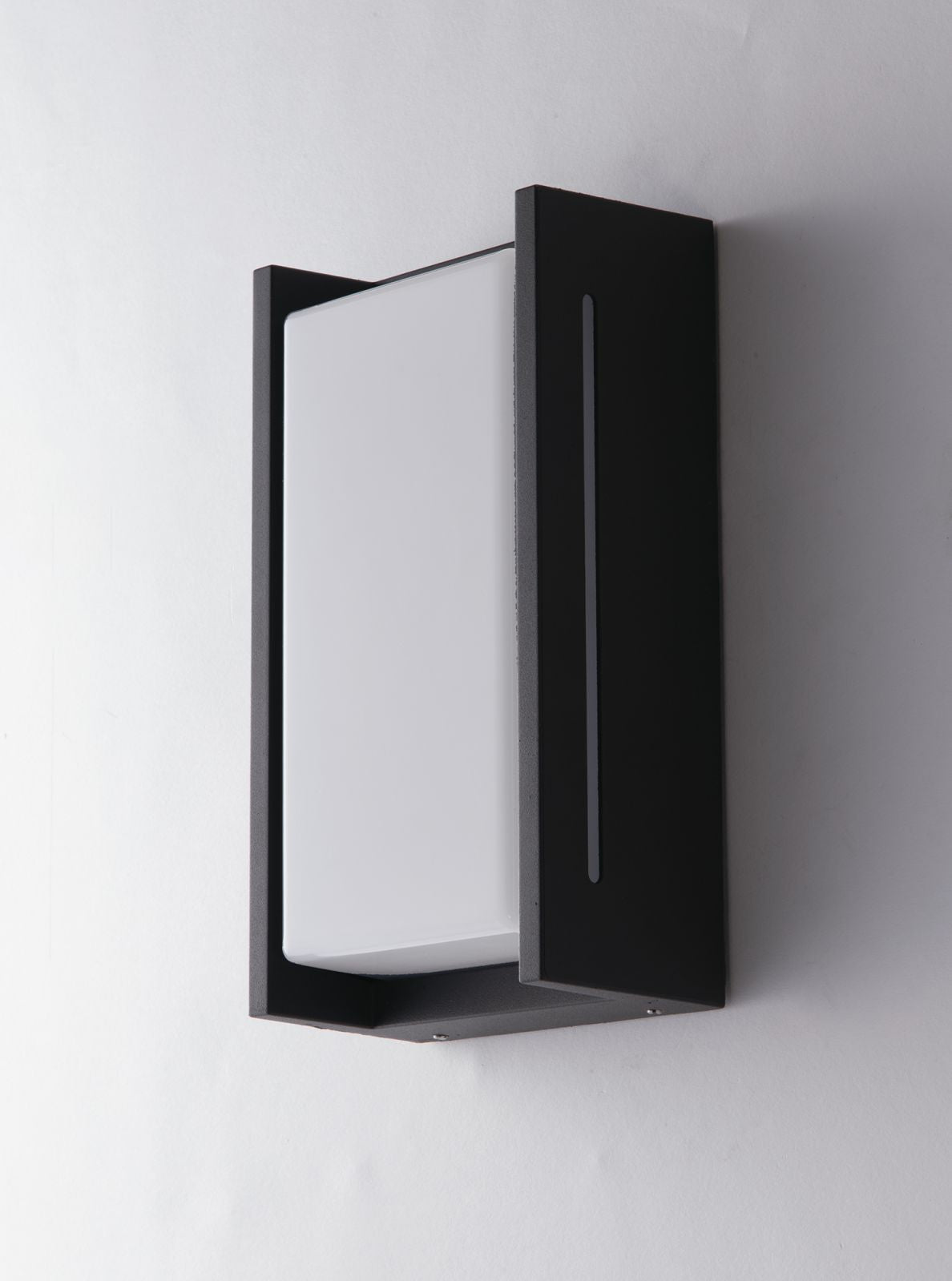 Applique per esterno in alluminio led integrato 18W 3000°k luce calda 2260 lumen finitura antracite IP54 collezione COMPACT Applique per esterno in alluminio led integrato 18W 3000°k luce calda 2260 lumen finitura antracite IP54 collezione COMPACT